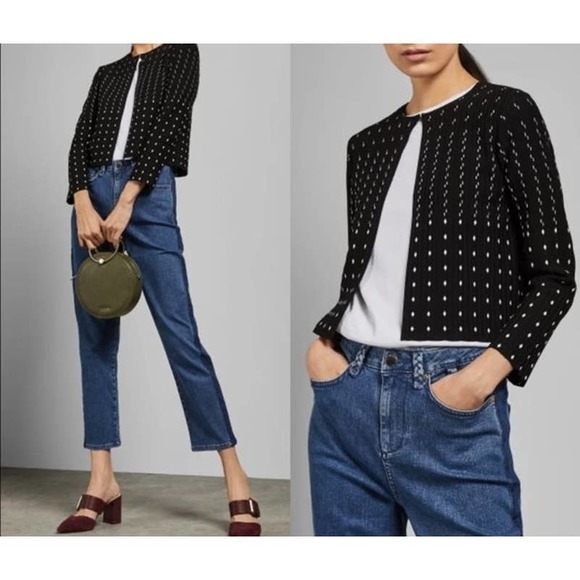 Ted Baker Sweaters - Ted Baker Nalila lurex sparkle cardigan Black & white
